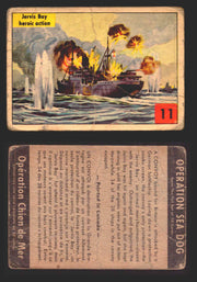1954 Parkhurst Operation Sea Dogs You Pick Single Trading Cards #1-50 V339-9 11 Jervis Bay Heroic Action  - TvMovieCards.com