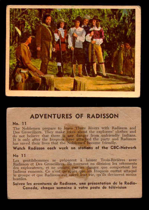 1957 Adventures of Radisson (Tomahawk) TV Vintage Card You Pick Singles #1-50 #11  - TvMovieCards.com