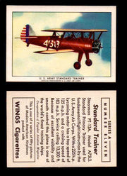 1940 Modern American Airplanes Series A Vintage Trading Cards Pick Singles #1-50 11 U.S. Army Standard Trainer (Stearman PT-13A)  - TvMovieCards.com