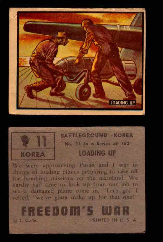 1950 Freedom's War Korea Topps Vintage Trading Cards You Pick Singles #1-100 #11  - TvMovieCards.com