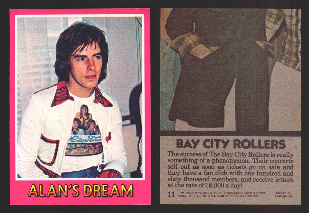 1975 Bay City Rollers Vintage Trading Cards You Pick Singles #1-66 Trebor 11   Alan's Dream  - TvMovieCards.com