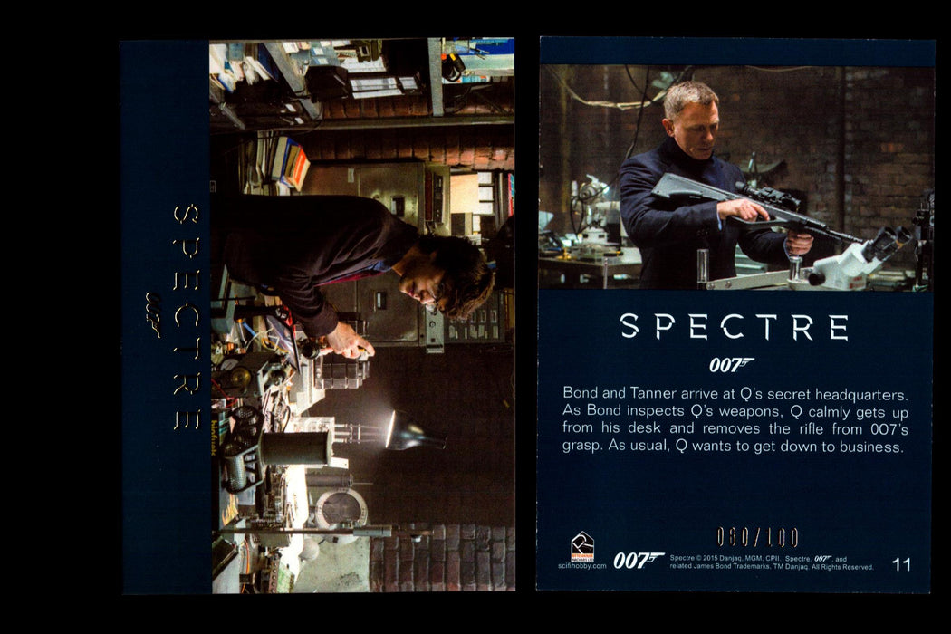 James Bond Archives 2016 Spectre Gold Parallel Card You Pick Singles #1-#76 #11  - TvMovieCards.com