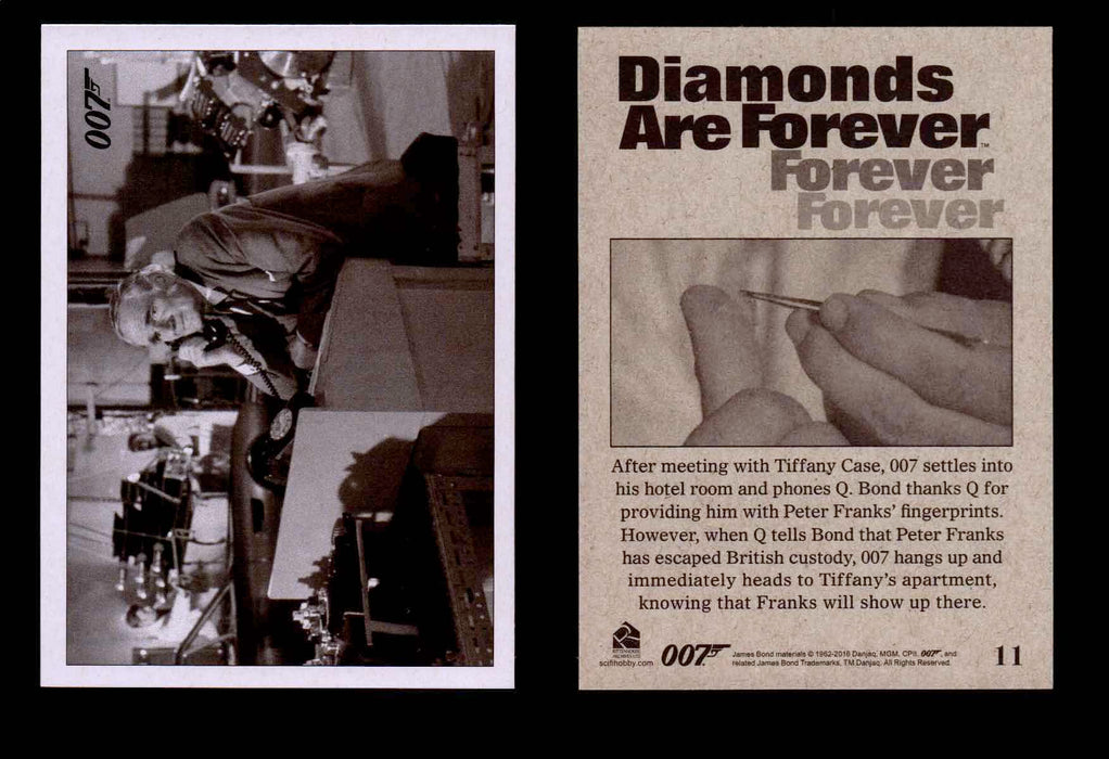 James Bond Archives Spectre Diamonds Are Forever Throwback Single Cards #1-48 #11  - TvMovieCards.com