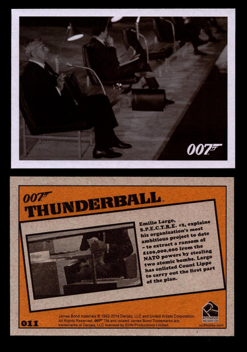 James Bond Archives 2014 Thunderball Throwback You Pick Single Card #1-99 #11  - TvMovieCards.com