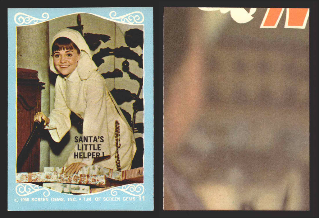 The Flying Nun Vintage Trading Card You Pick Singles #1-#66 Sally Field Donruss 11   Santa's Little Helper!  - TvMovieCards.com
