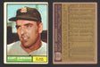 1961 Topps Baseball Trading Card You Pick Singles #1-#99 VG/EX #	11 Curt Simmons - St. Louis Cardinals (creased)  - TvMovieCards.com