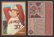 1962 Topps Baseball Trading Card You Pick Singles #100-#199 VG/EX #	120 Bob Purkey - Cincinnati Reds  - TvMovieCards.com