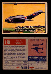 1953 Wings Topps TCG Vintage Trading Cards You Pick Singles #101-200 #120  - TvMovieCards.com