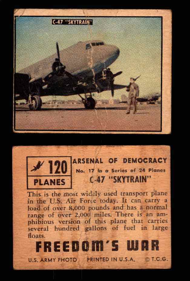 1950 Freedom's War Korea Topps Vintage Trading Cards You Pick Singles #101-203 #120  - TvMovieCards.com