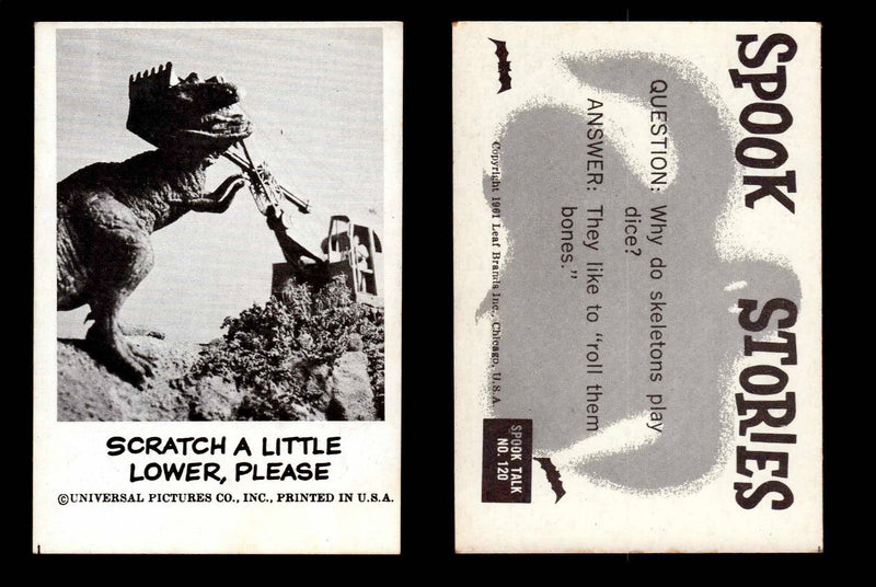 1961 Spook Stories Series 2 Leaf Vintage Trading Cards You Pick Singles #72-#144 #120  - TvMovieCards.com