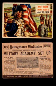 1954 Scoop Newspaper Series 2 Topps Vintage Trading Cards U Pick Singles #78-156 121   West Point Trains Cadets  - TvMovieCards.com