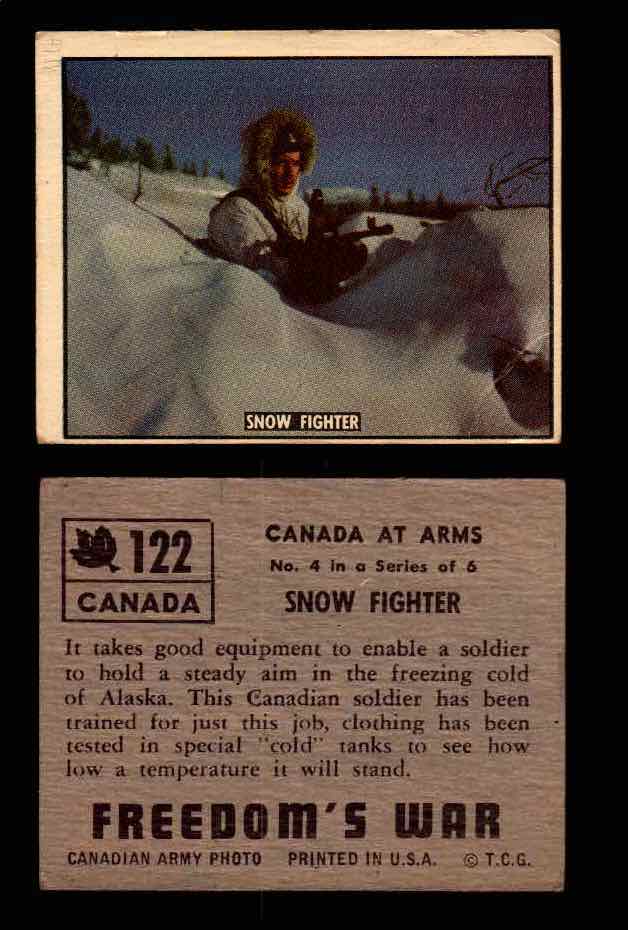 1950 Freedom's War Korea Topps Vintage Trading Cards You Pick Singles #101-203 #122  - TvMovieCards.com