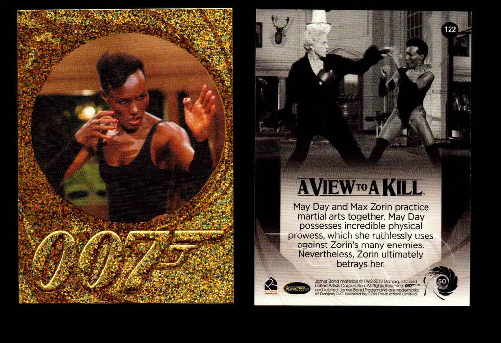 James Bond 50th Anniversary Series Two Gold Parallel Chase Card Singles #2-198 #122  - TvMovieCards.com