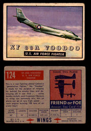 1953 Wings Topps TCG Vintage Trading Cards You Pick Singles #101-200 #124  - TvMovieCards.com