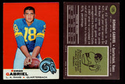 1969 Topps Football Trading Card You Pick Singles #1-#263 G/VG/EX #	125	Roman Gabriel  - TvMovieCards.com
