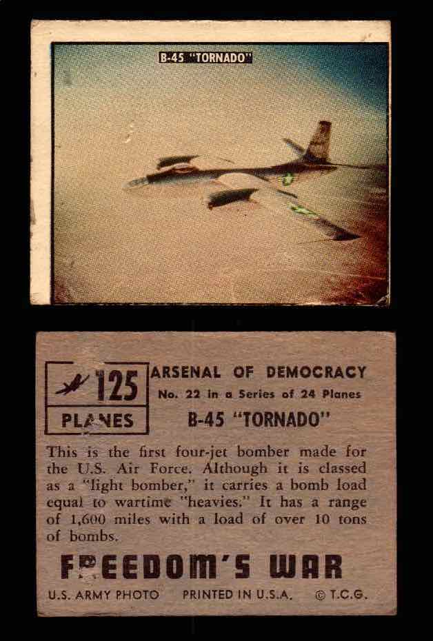 1950 Freedom's War Korea Topps Vintage Trading Cards You Pick Singles #101-203 #125  - TvMovieCards.com
