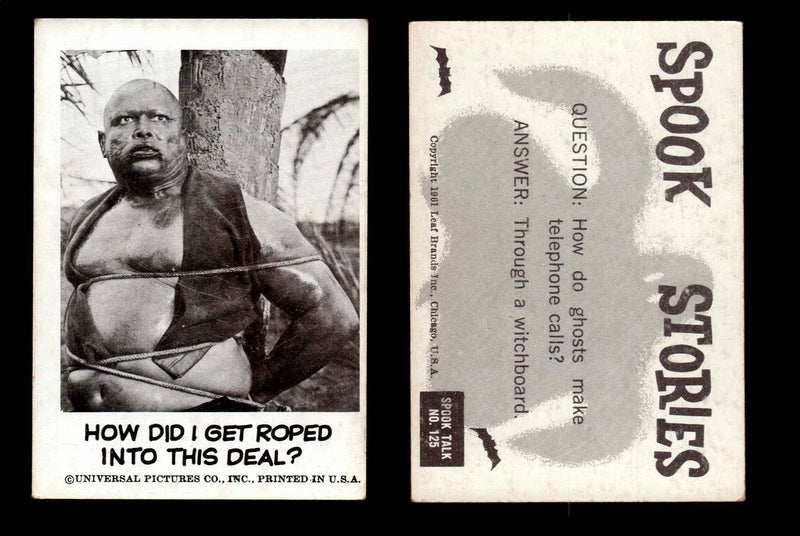 1961 Spook Stories Series 2 Leaf Vintage Trading Cards You Pick Singles #72-#144 #125  - TvMovieCards.com