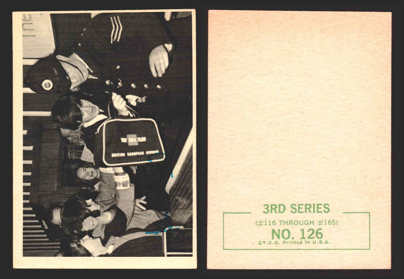 Beatles Series 3 Topps 1964 Vintage Trading Cards You Pick Singles #116-#165 #	126  - TvMovieCards.com