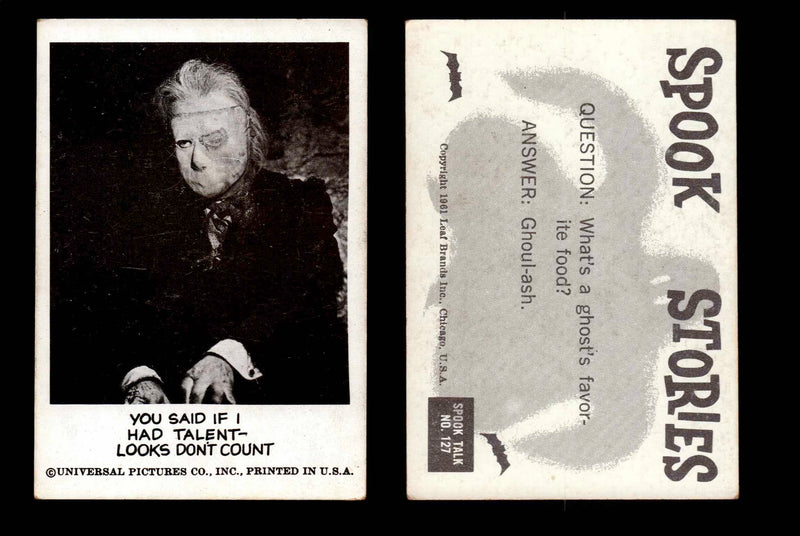 1961 Spook Stories Series 2 Leaf Vintage Trading Cards You Pick Singles #72-#144 #127  - TvMovieCards.com