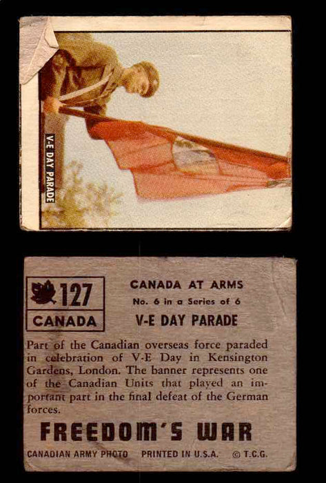 1950 Freedom's War Korea Topps Vintage Trading Cards You Pick Singles #101-203 #127  - TvMovieCards.com