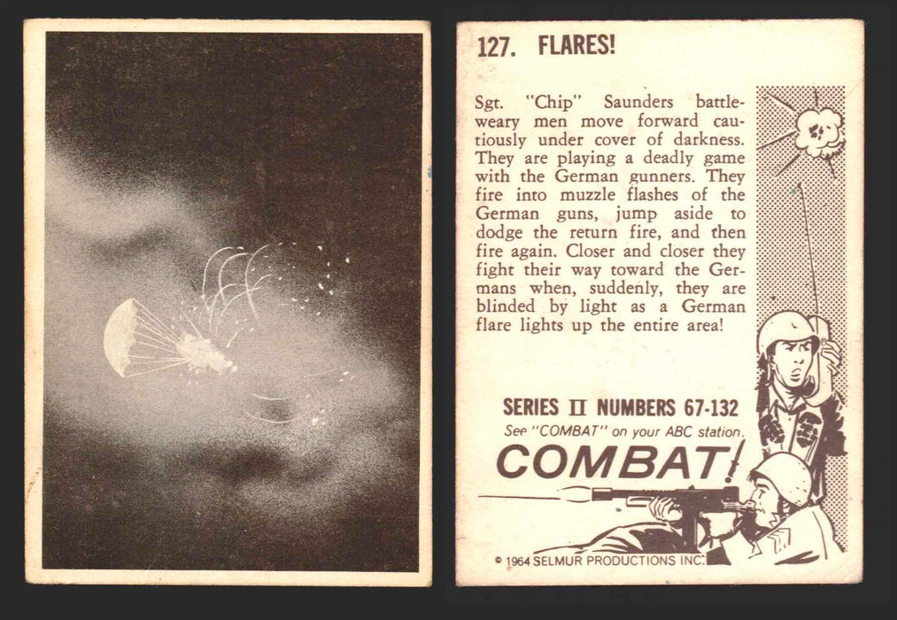 1964 Combat Series II Donruss Selmur Vintage Card You Pick Singles #67-132 127   Flares!  - TvMovieCards.com