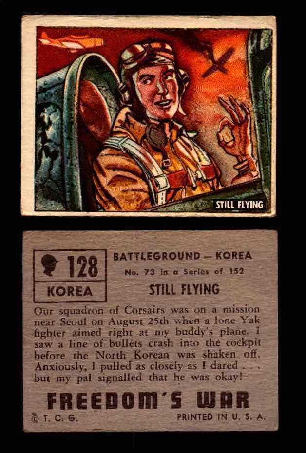 1950 Freedom's War Korea Topps Vintage Trading Cards You Pick Singles #101-203 #128  - TvMovieCards.com