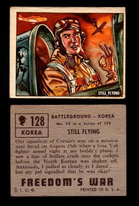 1950 Freedom's War Korea Topps Vintage Trading Cards You Pick Singles #101-203 #128  - TvMovieCards.com