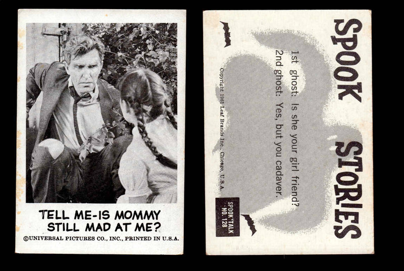 1961 Spook Stories Series 2 Leaf Vintage Trading Cards You Pick Singles #72-#144 #128  - TvMovieCards.com