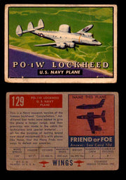 1953 Wings Topps TCG Vintage Trading Cards You Pick Singles #101-200 #129  - TvMovieCards.com