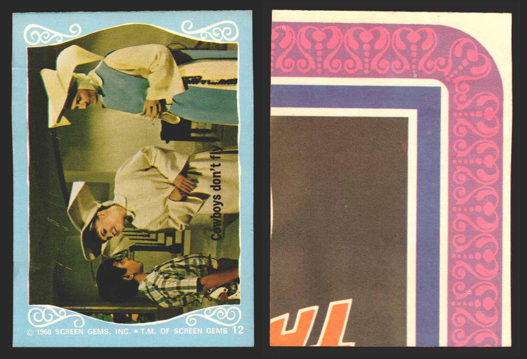 The Flying Nun Vintage Trading Card You Pick Singles #1-#66 Sally Field Donruss 12   Cowboys don't fly!  - TvMovieCards.com