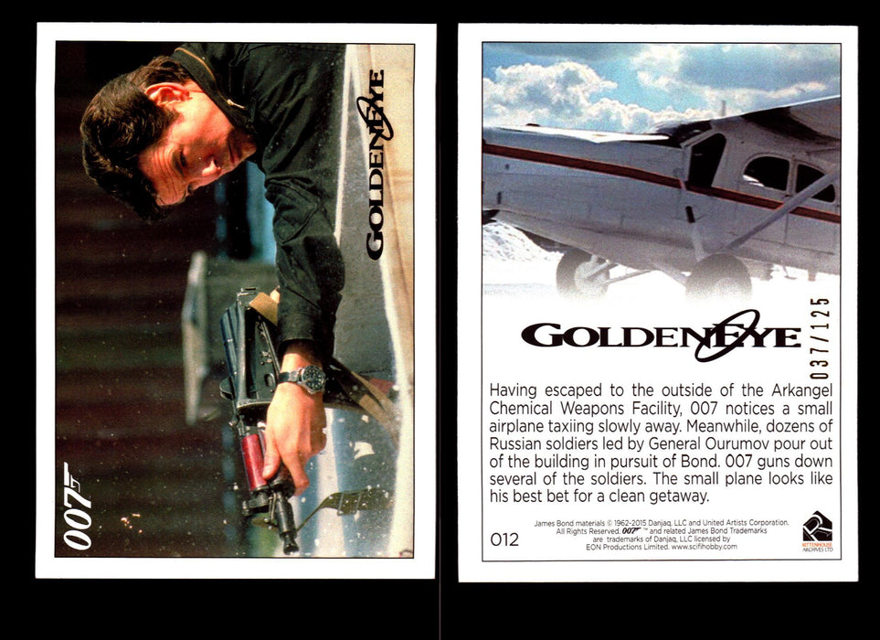 James Bond Archives 2015 Goldeneye Gold Parallel Card You Pick Single #1-#102 #12  - TvMovieCards.com