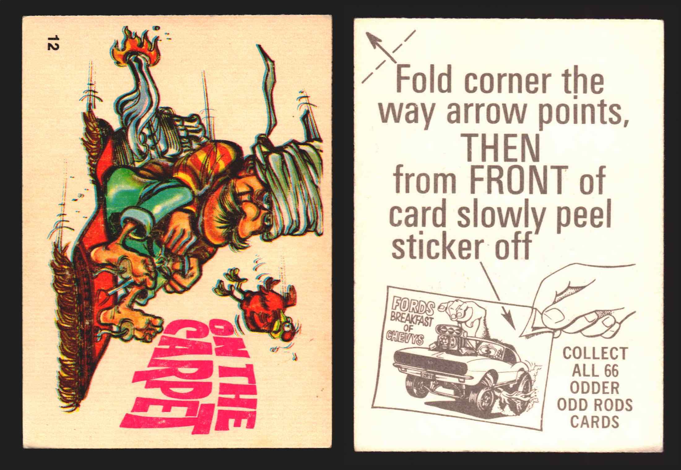 1970 Odder Odd Rods Donruss Vintage Trading Cards #1-66 You Pick