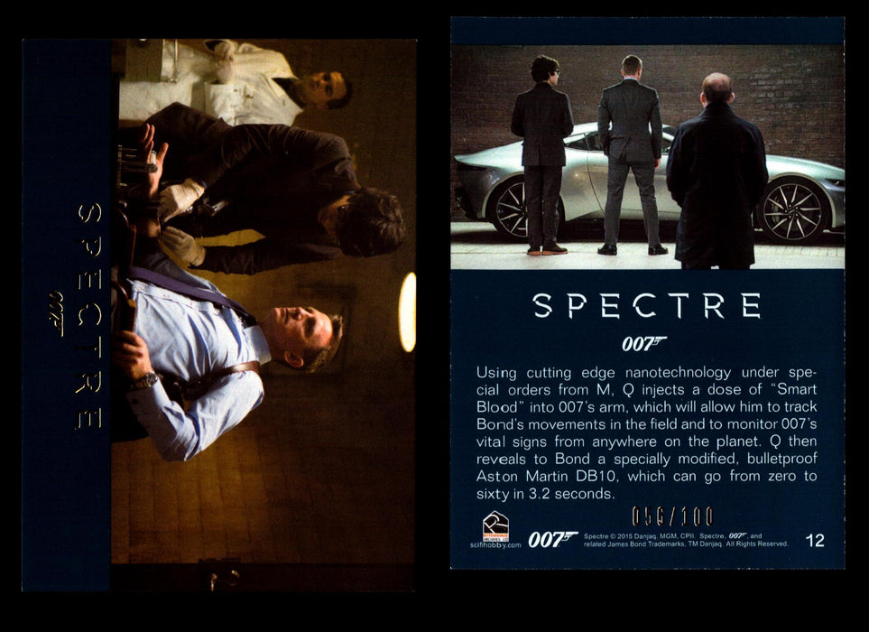 James Bond Archives 2016 Spectre Gold Parallel Card You Pick Singles #1-#76 #12  - TvMovieCards.com