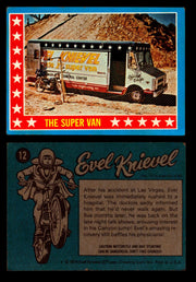 Evel Knievel Topps 1974 Vintage Trading Cards You Pick Singles #1-60 #12  - TvMovieCards.com