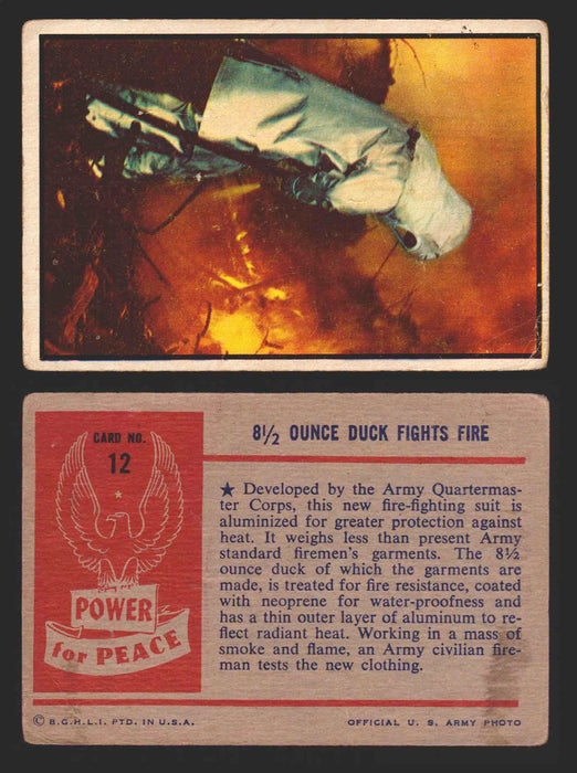 1954 Power For Peace Vintage Trading Cards You Pick Singles #1-96 12   8-1/2 Ounce Duck Fights Fire  - TvMovieCards.com