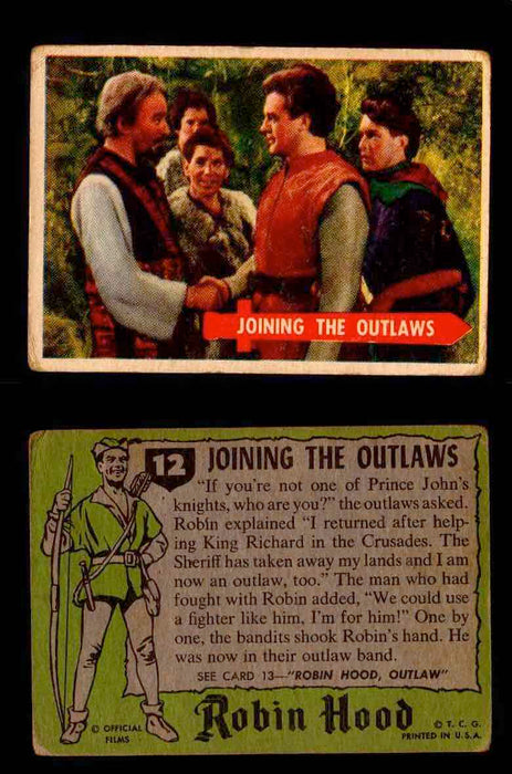 1957 Robin Hood Topps Vintage Trading Cards You Pick Singles #1-60 #12  - TvMovieCards.com