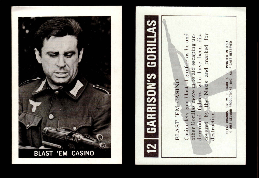 Garrison's Gorillas Leaf 1967 Vintage Trading Cards #1-#72 You Pick Singles #12  - TvMovieCards.com