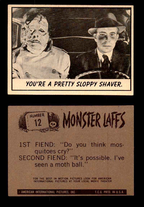 Monster Laffs 1966 Topps Vintage Trading Card You Pick Singles #1-66 #12  - TvMovieCards.com