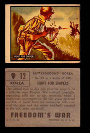1950 Freedom's War Korea Topps Vintage Trading Cards You Pick Singles #1-100 #12  - TvMovieCards.com