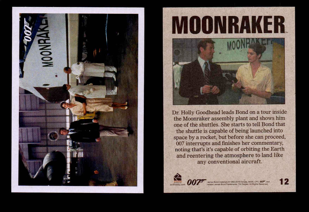 James Bond Archives Spectre Moonraker Movie Throwback U Pick Single Cards #1-61 #12  - TvMovieCards.com