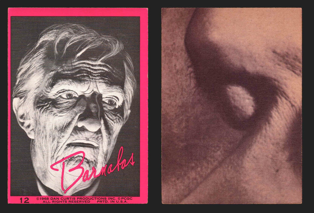 1966 Dark Shadows Series 1 (Pink) Philadelphia Gum Vintage Trading Cards Singles #12  - TvMovieCards.com