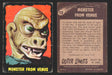 1964 Outer Limits Vintage Trading Cards #1-50 You Pick Singles O-Pee-Chee OPC 12   Monster from Venus  - TvMovieCards.com