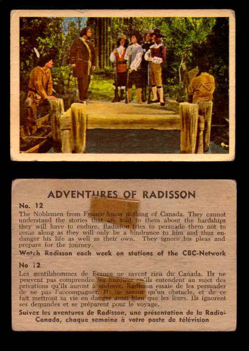 1957 Adventures of Radisson (Tomahawk) TV Vintage Card You Pick Singles #1-50 #12  - TvMovieCards.com