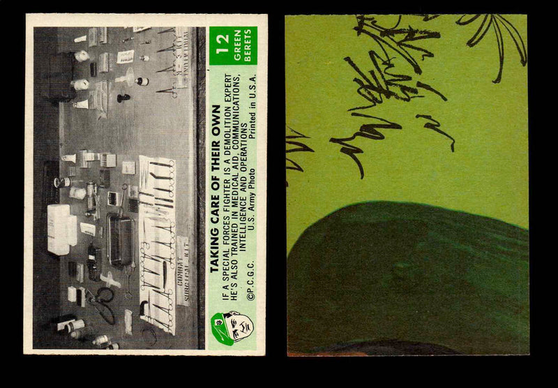 1966 Green Berets PCGC Vintage Gum Trading Card You Pick Singles #1-66 #12  - TvMovieCards.com