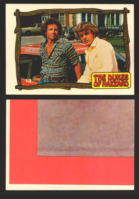 1983 Dukes of Hazzard Vintage Trading Cards You Pick Singles #1-#44 Donruss 12B  Bo and Luke Duke  - TvMovieCards.com