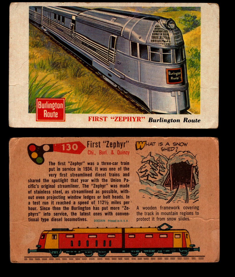 Rails And Sails 1955 Topps Vintage Card You Pick Singles #1-190   - TvMovieCards.com