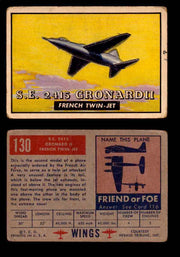 1953 Wings Topps TCG Vintage Trading Cards You Pick Singles #101-200 #130  - TvMovieCards.com