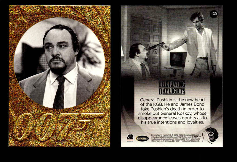 James Bond 50th Anniversary Series Two Gold Parallel Chase Card Singles #2-198 #130  - TvMovieCards.com