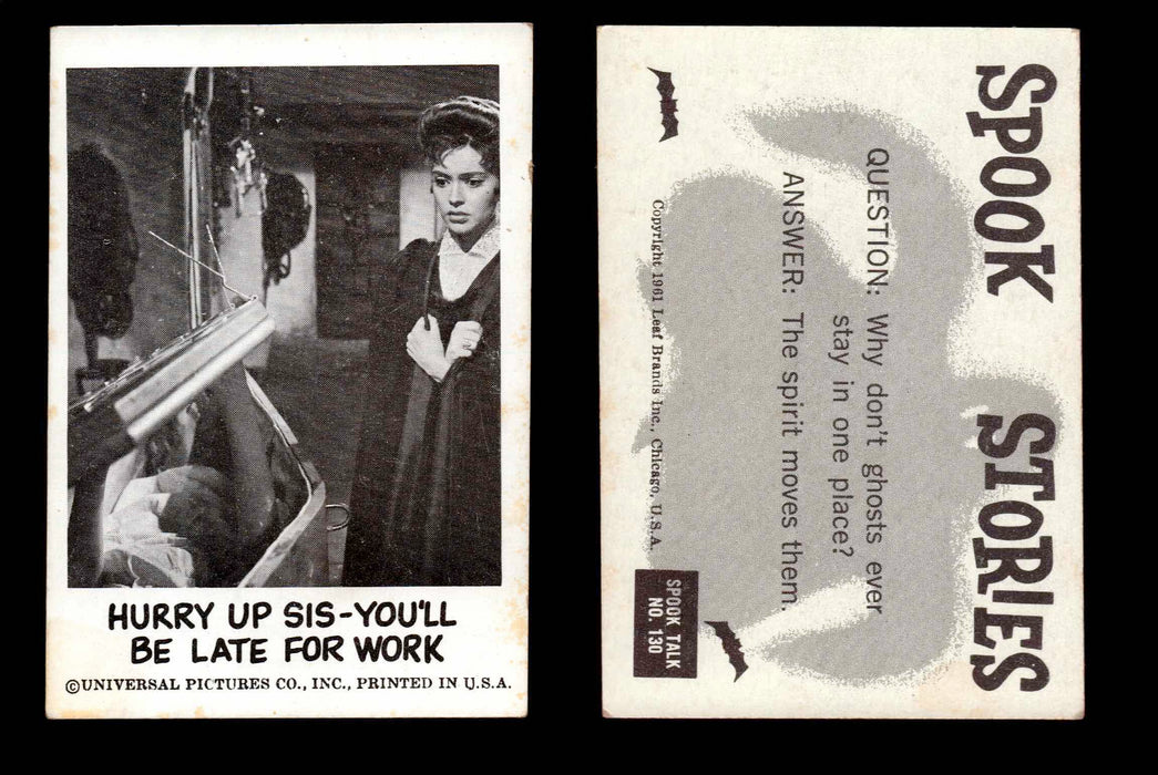 1961 Spook Stories Series 2 Leaf Vintage Trading Cards You Pick Singles #72-#144 #130  - TvMovieCards.com