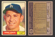 1961 Topps Baseball Trading Card You Pick Singles #100-#199 VG/EX #	130 Norm Larker - Los Angeles Dodgers  - TvMovieCards.com